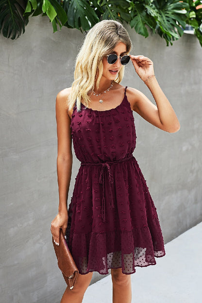 Ruffle Sleeveless Summer Dress