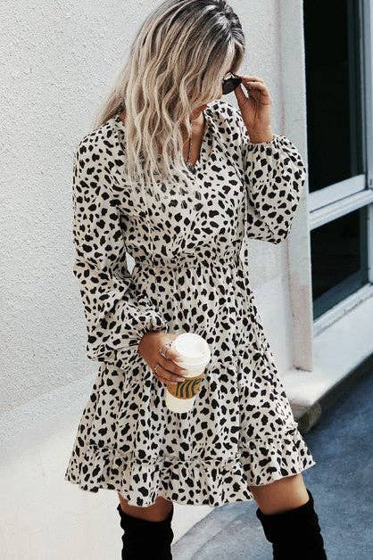 Leopard Vibe Dress | Dress - Women's | 2023, above the knee, Dress, New Arrivals | Elings