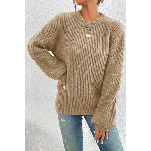 Ribbed Elegance Sweater | Pullover Sweater - Women's | best sellers, New Arrivals, SWEATER, Sweatshirt | Elings