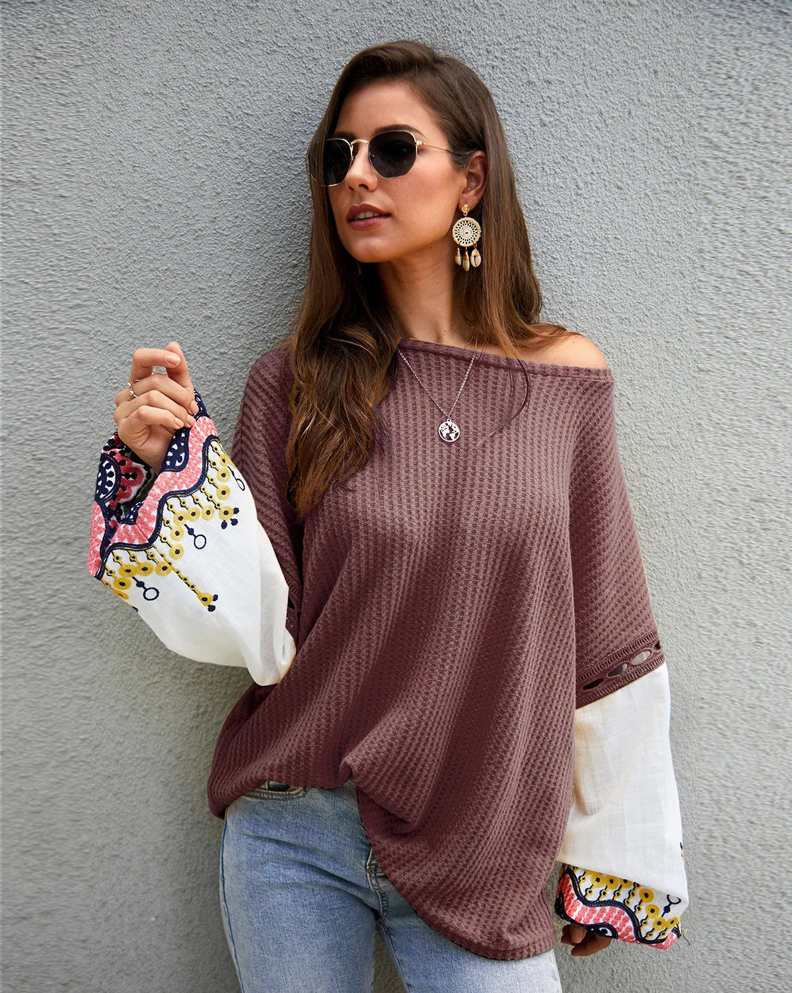 Boho Chic Off Shoulder Tunic