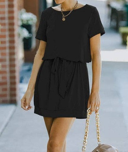 Tie-Waist Tee Dress | Dress - Women's | final sale | Elings