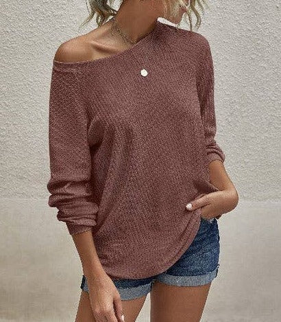 Comfy Chic Long Sleeve Top | Knit Top - Women's | long sleeve top, Top, tops | Elings