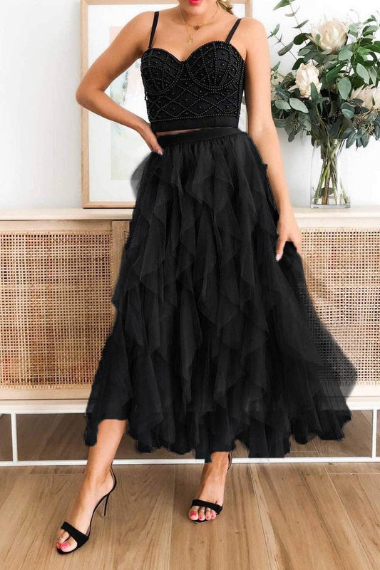 A-line Long Tulle Skirts | Skirts- Women's | best sellers, bestseller, Dress, LK, maxi dress, Skirt, Tulle Skirts | Elings