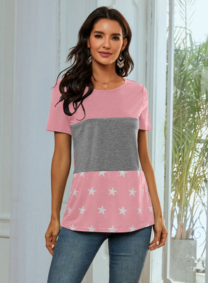 Starry Comfort Short Sleeve Top