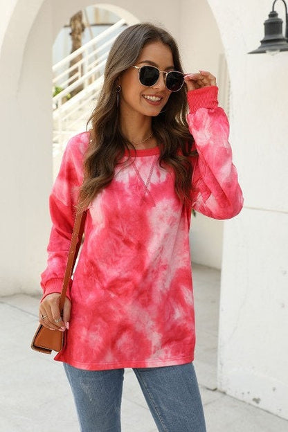 Colorful Cozy Tie Dye Sweatshirt