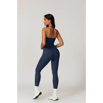 Solid Yoga Gym Fit High Ecastic Legging